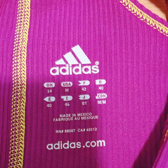 Adidas ribbed tank Womens SZ M - Picture 3 of 3